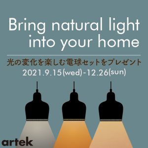 Artek・光の変化を楽しむ電球セットプレゼント | インテリア