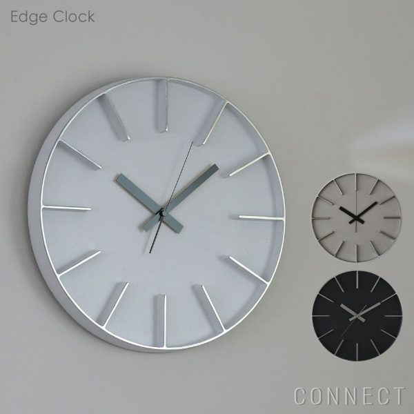 鋳物の質感が魅力的！レムノスの壁掛け時計「Edge Clock（エッジ 